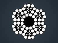 6X19S+FC三角股鋼絲繩